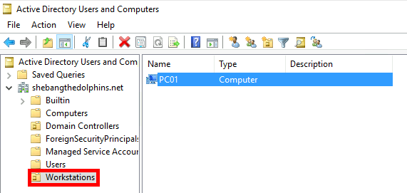 Run Active Directory Users and Computers