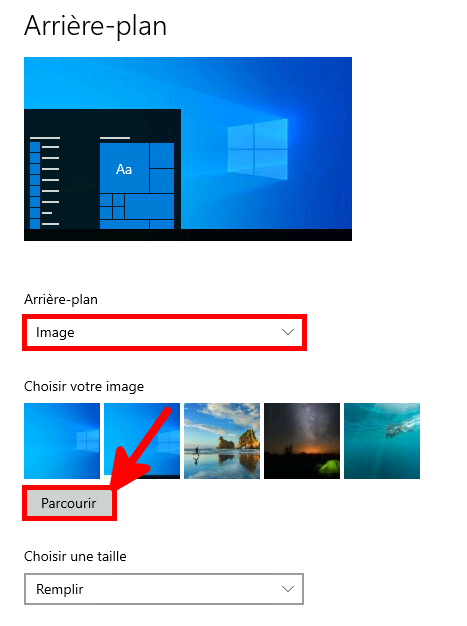 Windows 10 Arrière-plan.