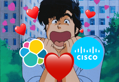 Elastic and Cisco Firepower FTD monitoring illustration