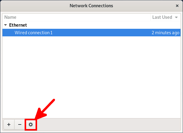 Gnome Shell Network Connections