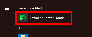 Windows 10 | Start menu, Lexmark Printer Home