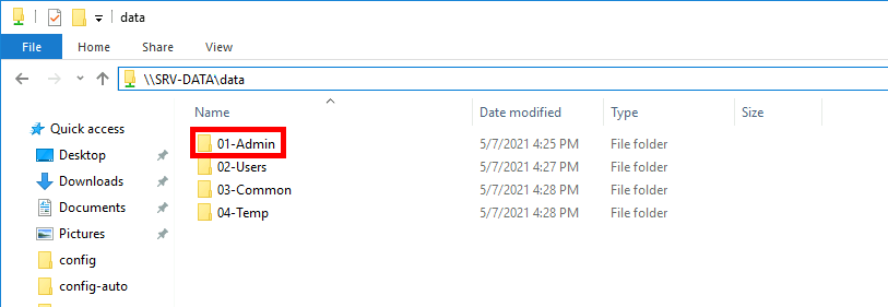 Accessing file share from windows file explorer